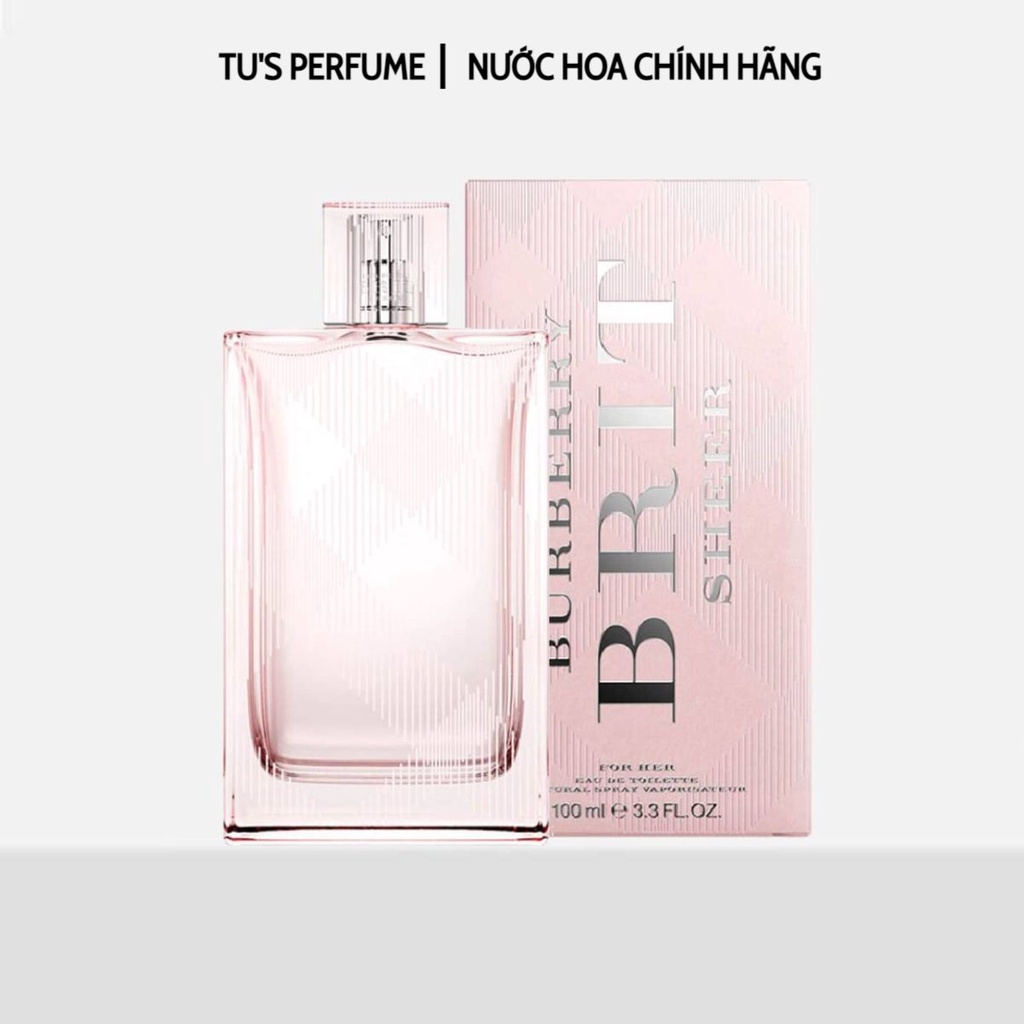 Burberry brit 2024 sheer nước hoa