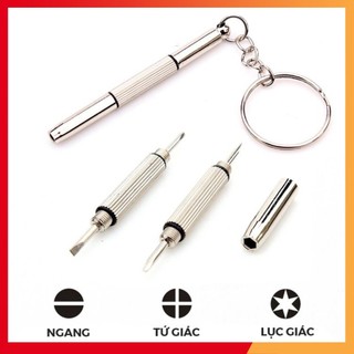 Móc vít chìa khóa sửa gọng kính Trang nâu
