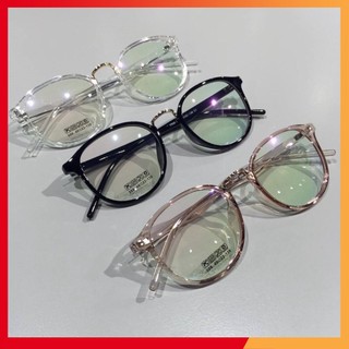 Gọng kính cận nhựa dẻo trangnau eyewear mắt tròn thời trang có thể thay lắp mắt cận