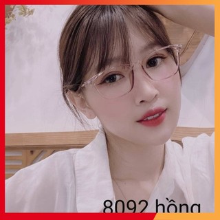 Gọng kính cận kim loại nam nữ, kiểu dáng mắt vuông, đa dạng màu sắc - 8092