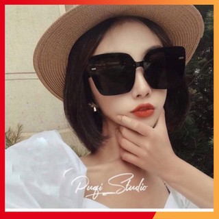 Kính mát thời trang vuông bản to chống tia uv400 chống chói bảo vệ mắt tuyệt đối - Kính mát đi biển cho người mặt to9125