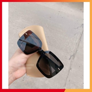Kính râm nữ chống tia uv400 siêu tốt kính thời trang nữ mặt vuông thời thượng sang trọng- 9125 ĐEN