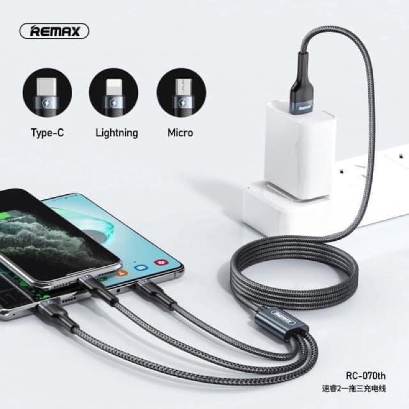 xạc 3 đầu remac 99k
