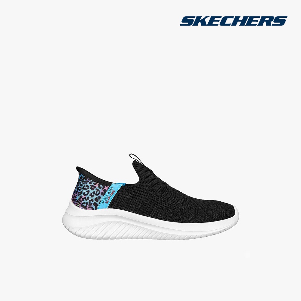 Giày SKECHERS slip on bé gái Ultra Flex 30 BKMT-303801L