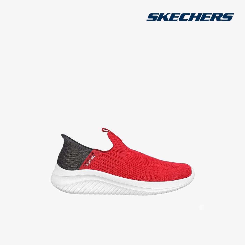 Giày SKECHERS slip on bé trai Ultra Flex 30 RDBK-403844L