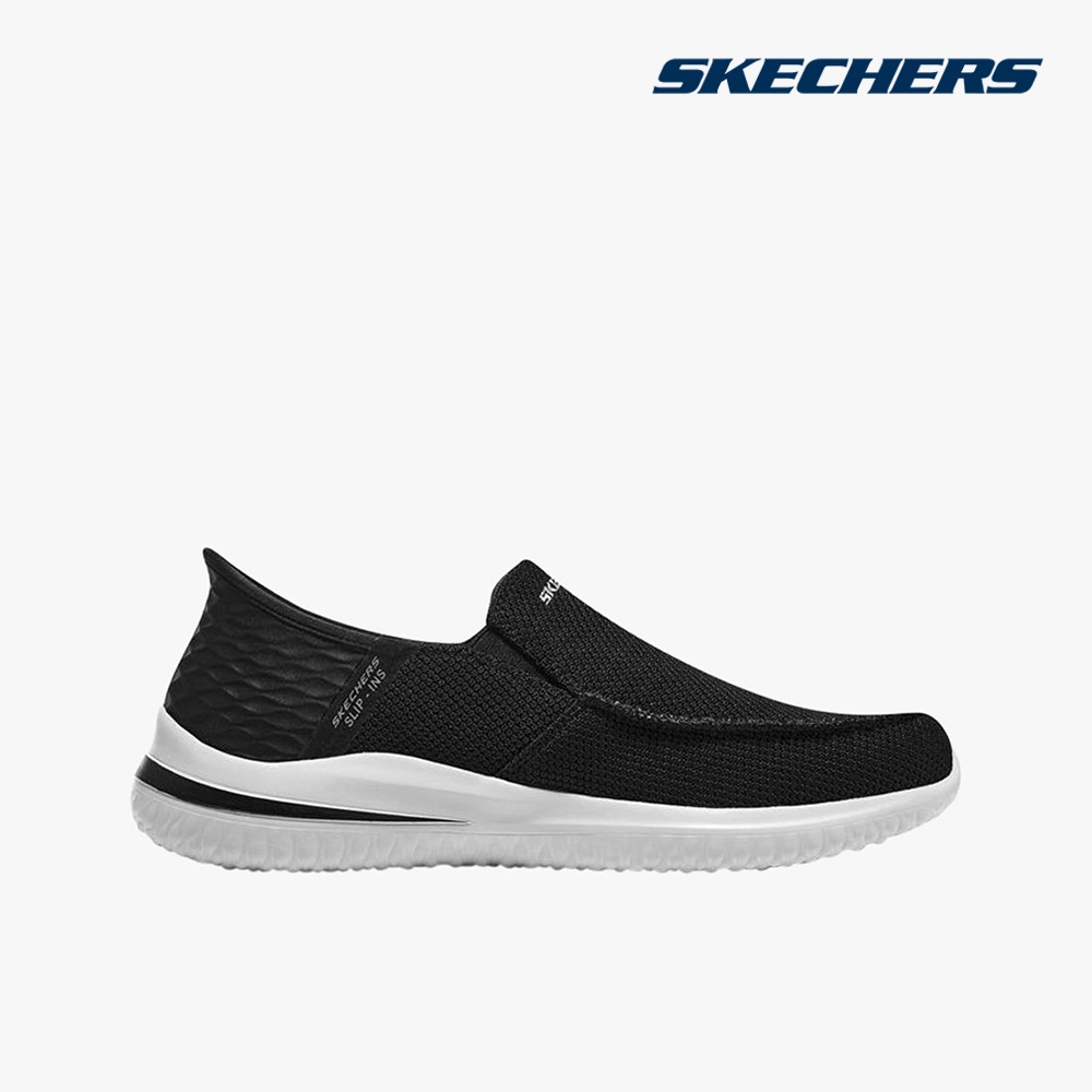 Giày slip on nam Skechers Delson 3.0 BLK-210604