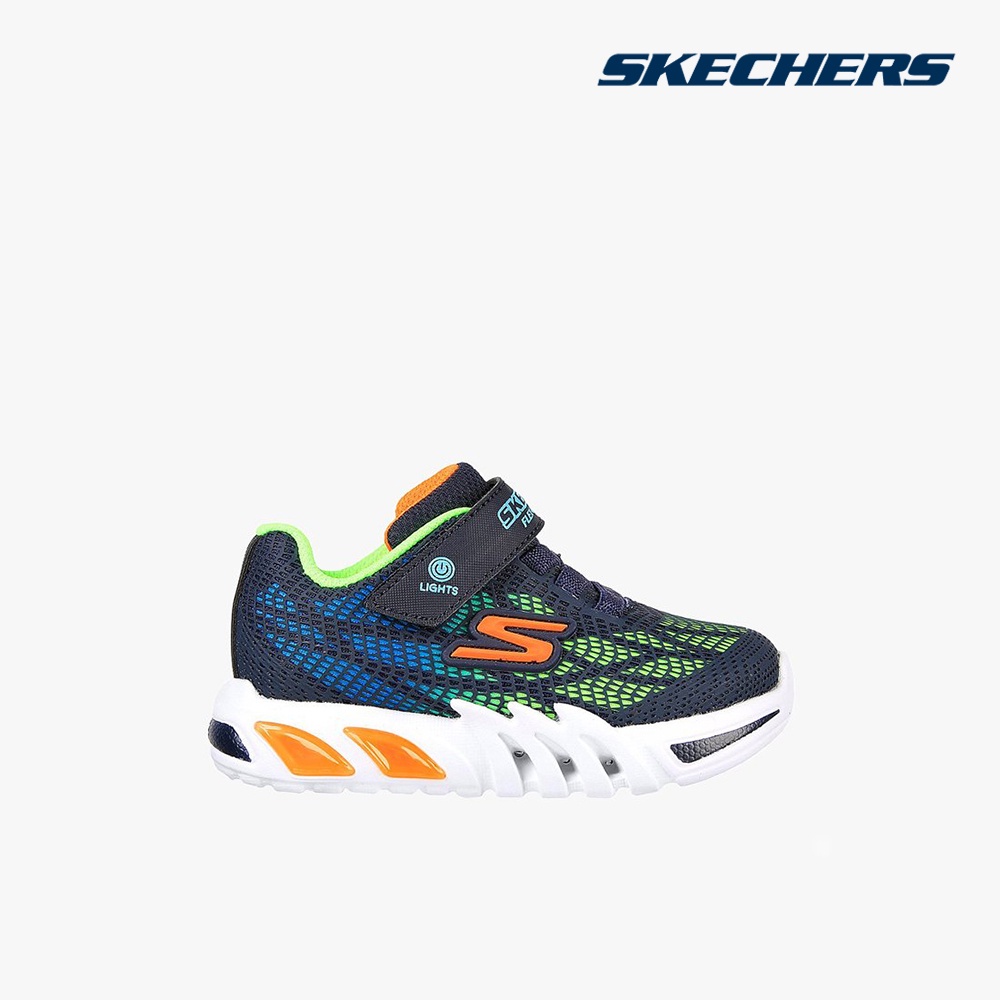 Giày sneakers SKECHERS bé trai cổ thấp Flex Glow Elite NVMT-400137N