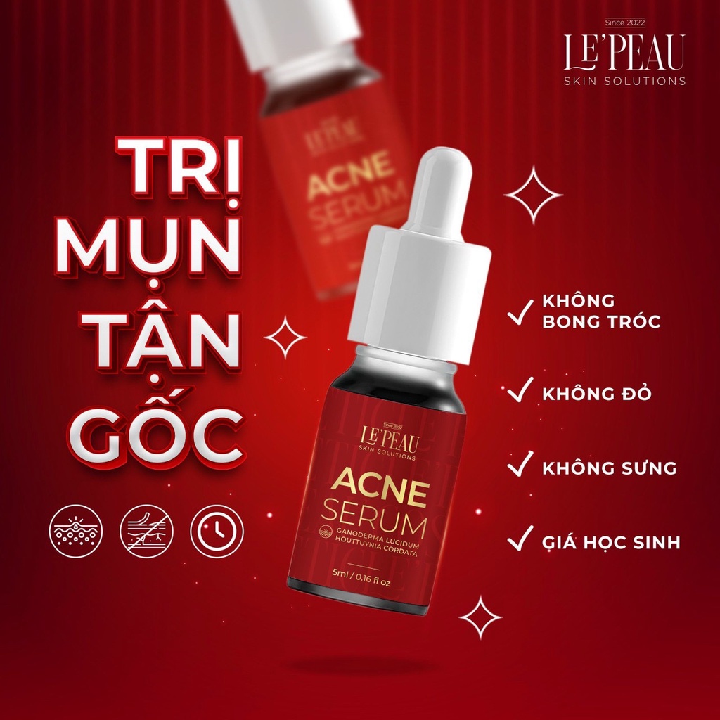 Ảnh Peel Da Retinol Vi Tảo 10ml, Tinh Chất Tái Tạo Da Sinh Học Căng Bóng Chính Hãng, Tặng Kèm Serum mụn - LE'PEAU ch 3