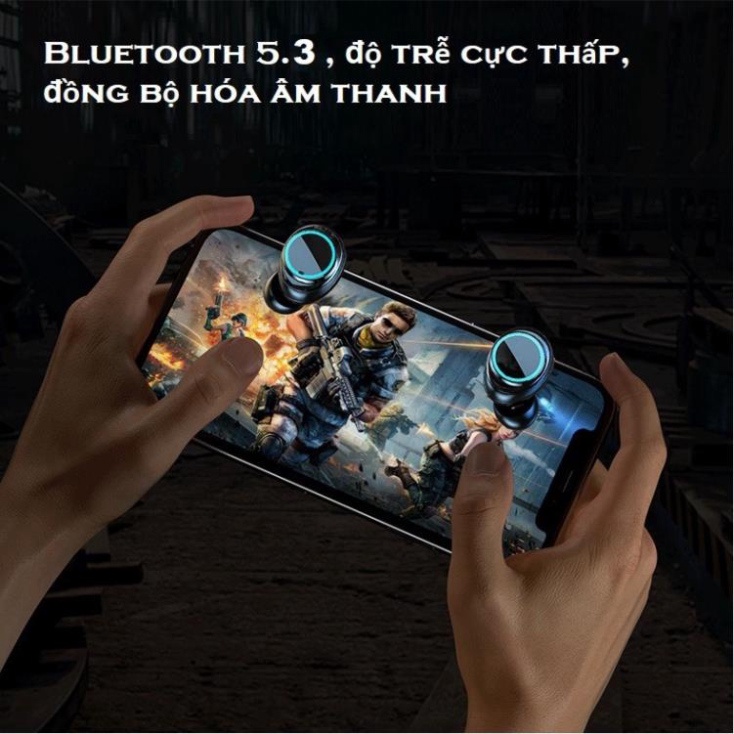 Tai Nghe Bluetooth M25 Gaming phiên bản cao cấp, âm thanh cực tốt, độ trễ thấp, pin trâu 5-6 tiếng, chống ồn HOT