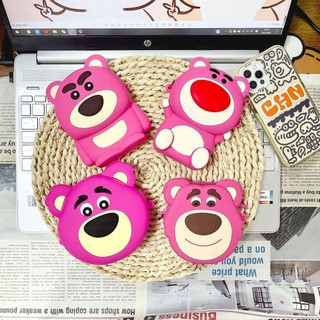 Túi đeo chéo mini, túi đeo chéo gấu dâu, túi silicon hình dáng gấu dâu Lotso dễ thương cute hottrend