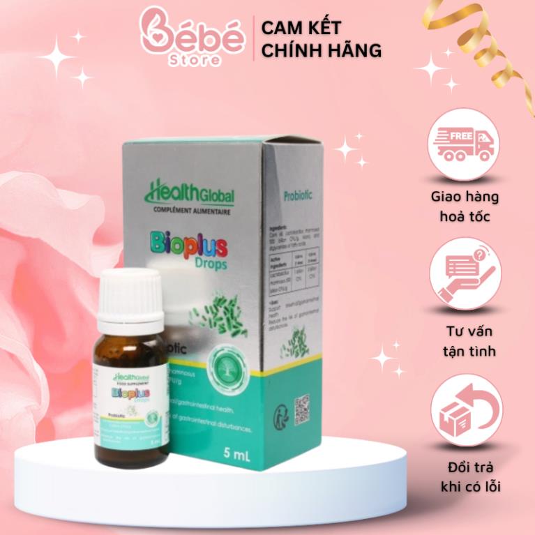 Men vi sinh BIOPLUS DROPS HealthGlobal - Cân bằng hệ vi sinh đường ruột ...