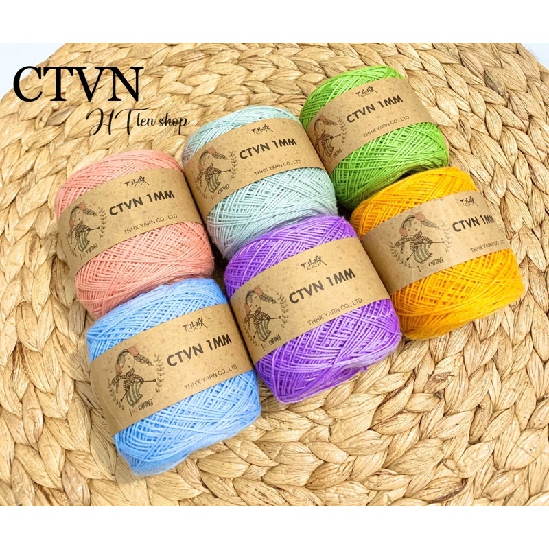 Sợi CTVN 1mm - link 2 (màu 51-84) | Shopee Việt Nam