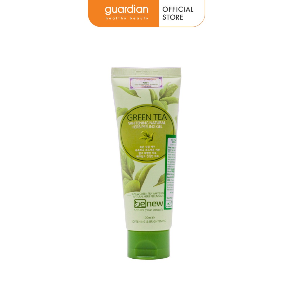 Gel Tẩy Da Chết Trà Xanh Green Tea Whitening Natural Herb Peeling Gel