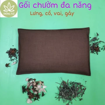 Gối dùng đồ nóng chườm dược thảo - Túi chườm dược thảo đa zi năng - đỡ đau cổ gáy, lưng, bụng