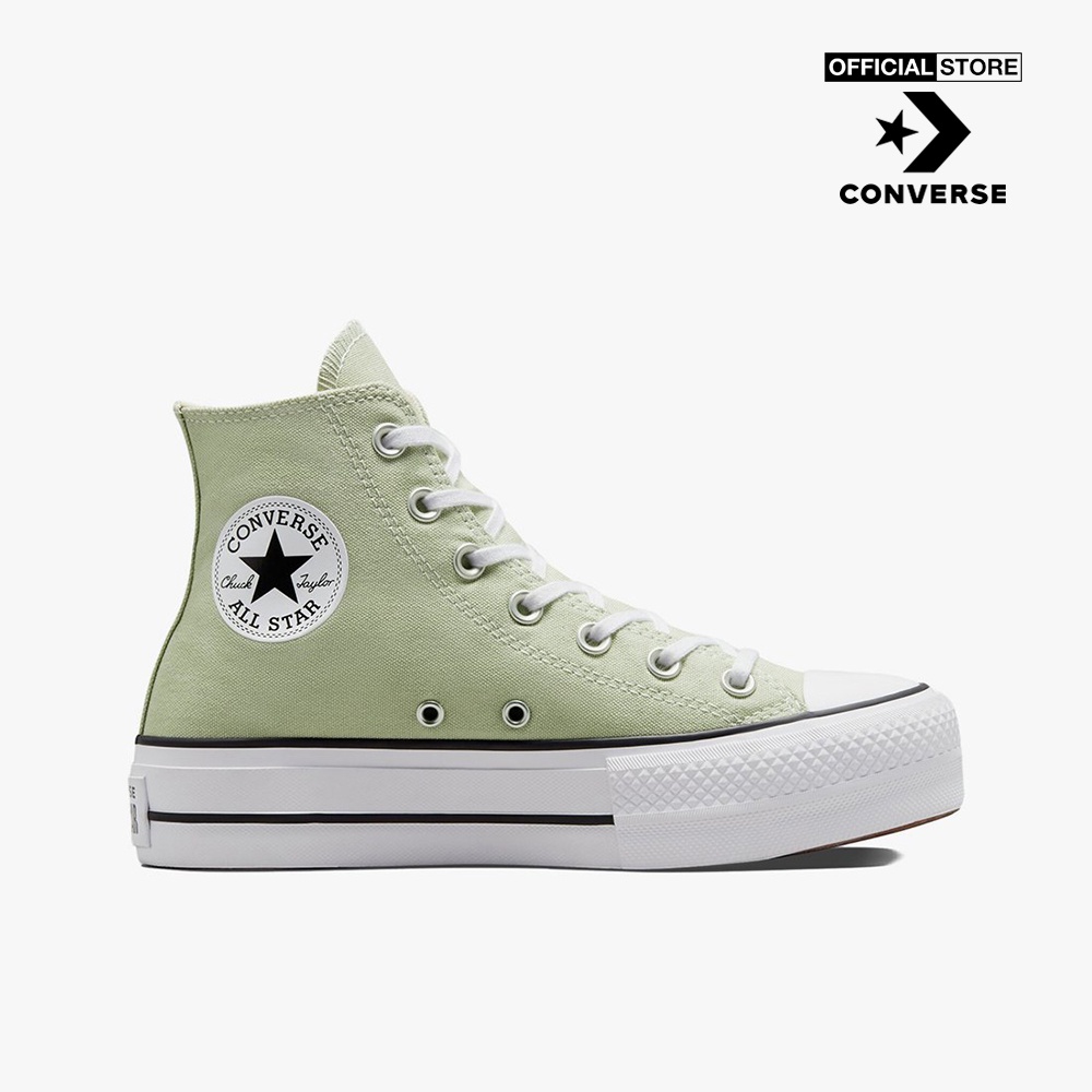 Giày sneakers Converse nữ cổ cao Chuck Taylor All Star Lift A03541C-SAG0 GREEN