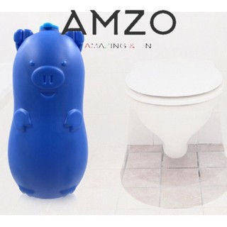 AMZO_LỌ THẢ BỒN CẦU TẨY SẠCH - DIỆT KHUẨN - KHỬ MÙI TOILET HÌNH CON HEO / LỢN