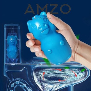 AMZO_LỌ THẢ BỒN CẦU TẨY SẠCH - DIỆT KHUẨN - KHỬ MÙI TOILET HÌNH CON HEO / LỢN