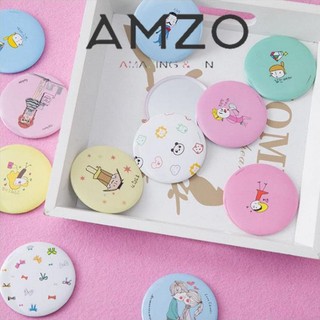 AMZO_GƯƠNG TRANG ĐIỂM MINI CẦM TAY DỄ THƯƠNG NHỎ GỌN (GIAO MÀU NGẪU NHIÊN)