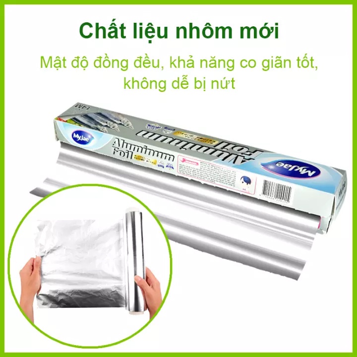 Combo 3 Hộp Giấy Bạc Màng Nhôm MyJae Để Bảo Quản, Nướng Thức Ăn  30cm x 14m