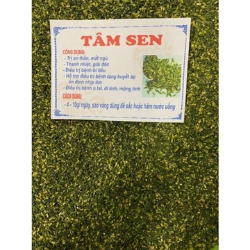 trà tâm sen(hay còn gọi là tim sen món quà cho người mất ngủ)
