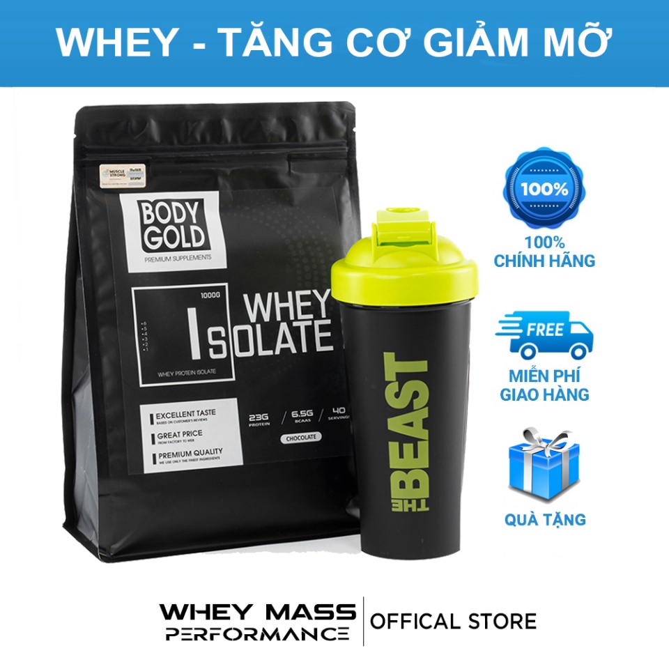 Ưu điểm Whey Protein Isolate Body Gold
