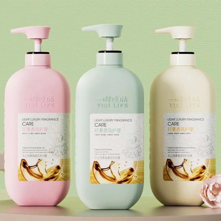 Bộ sữa tắm dưỡng ẩm cổ xưa Xueqi Yisi Living Water Moisturising Light Luxury Fragrance 750ml