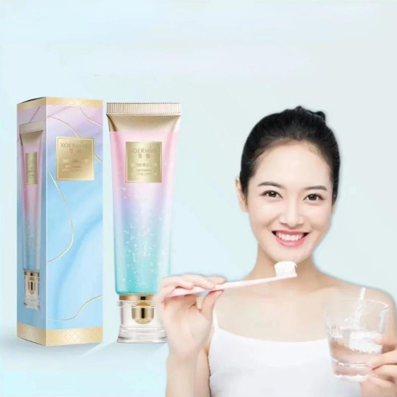 Kem đánh trắng răng Niacinamide Bodyaid.loai bỏ vết ố trên răng.Làm trắng răng.Hơi thở thêm mát.