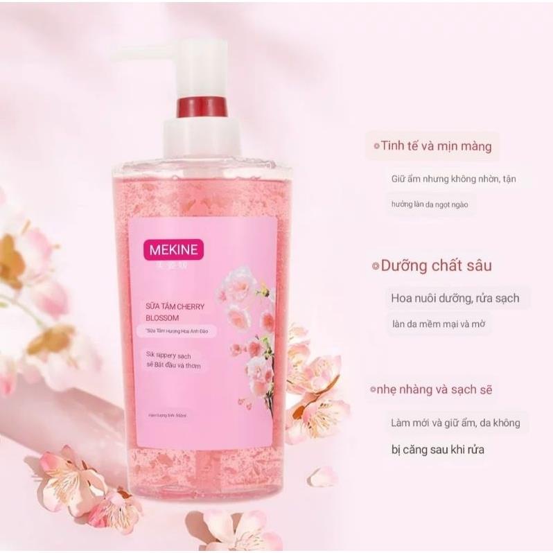 Sữa Tắm Cánh Hoa Anh Đào Hương Nước Hoa Hương Thơm Lâu Trôi Dưỡng Ẩm Trẻ Hóa Da Sữa Tắm Hương Thơm Cho nam và nữ