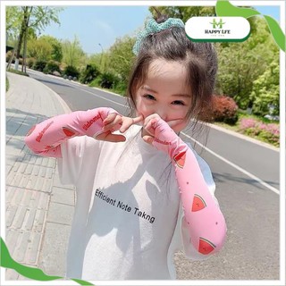Găng tay chống nắng cho bé, bao tay chống nắng cho bé, ống tay chống nắng cho bé lụa lạnh dễ thương