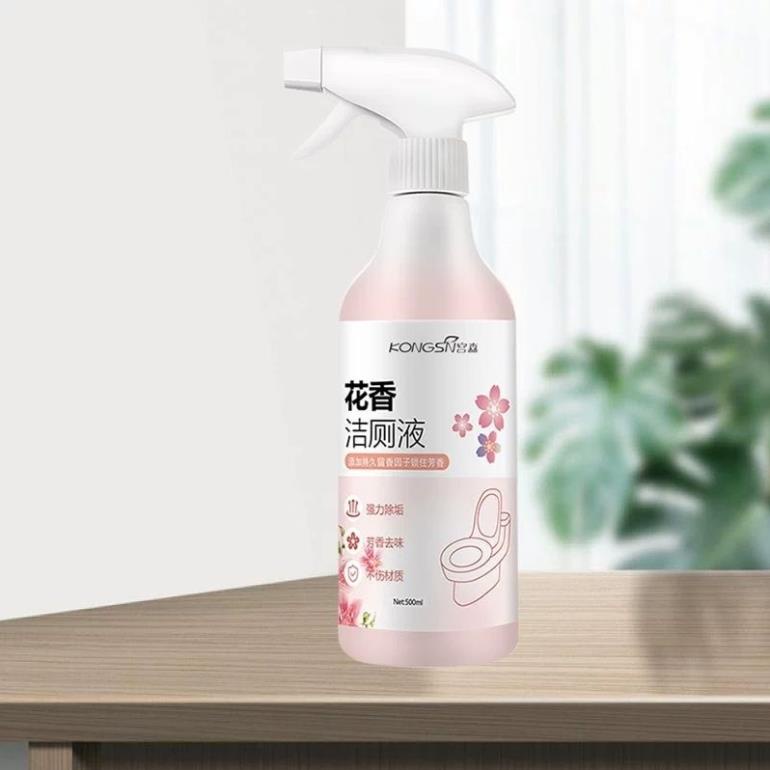 chai tẩy rửa hương hoa nhà vệ sinh khử mùi 500ml