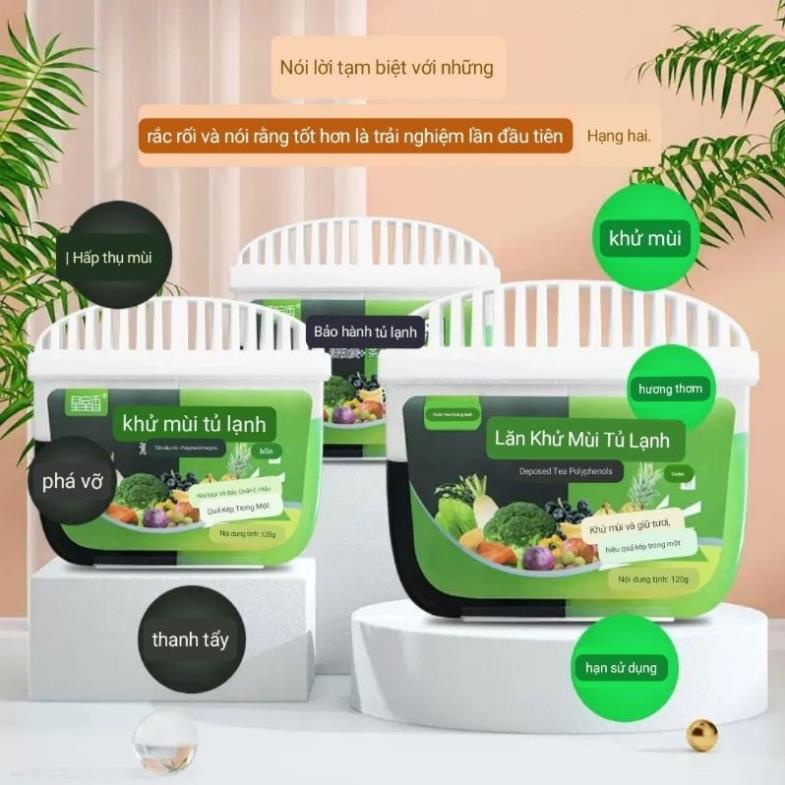 Hộp khử mùi tủ lạnh nhật than hoạt tính