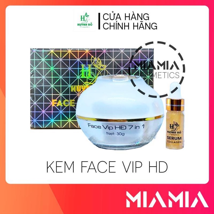Kem Face Vip Huỳnh Đỗ Cosmetics Chính Hãng - Face Vip HD 7IN1 30g ...