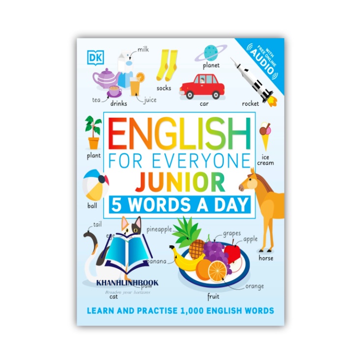 Sách - english for everyone junior 5 words a day (PV) | Shopee Việt Nam