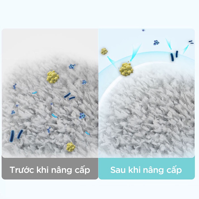 Ảnh Bông Lau Thay Thế MyJae Đài Loan Sợi Fiber Cho Cây Lau Nhà Tự Vắt Kháng Khuẩn Và Cây Lau Nhà Phun Sương 33.5 x 10.5 cm 3