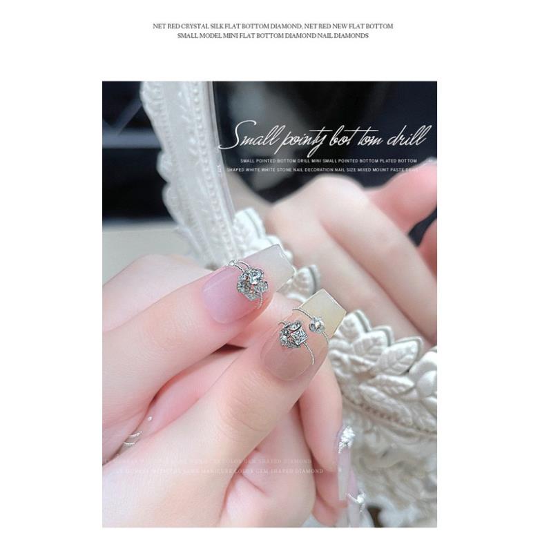 Set đá khôi mini , đá khối mini chạy viền mix hình, siêu hot 2023, phụ kiện nail chính hãng