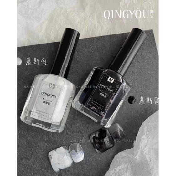 Cồn loang đen, cồn loang  trắng tạo vân đá QingYou, chai pha loang, tạo loang