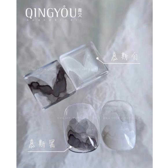 Cồn loang đen, cồn loang  trắng tạo vân đá QingYou, chai pha loang, tạo loang
