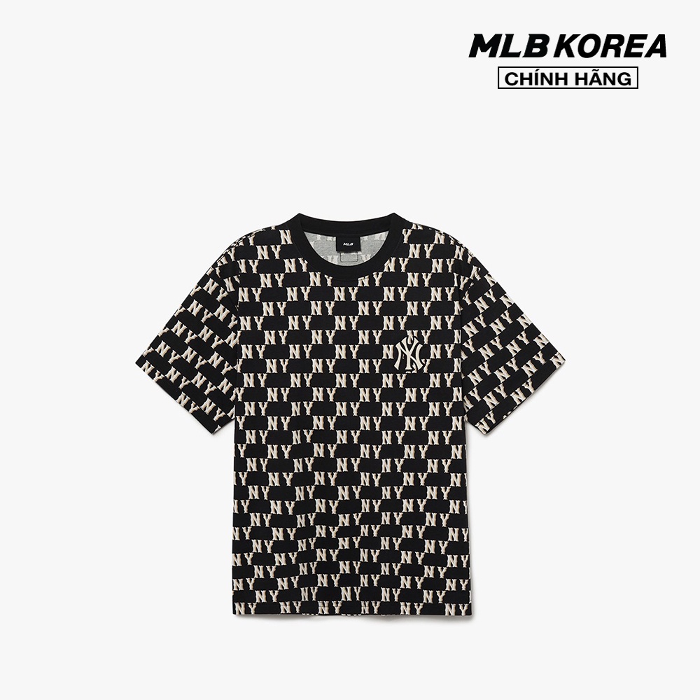 MLB Korea - Gradient Monogram All-Over Overfit Sweatshirt Coral / Xs