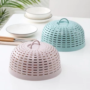 Lồng bàn bảo quản thức ăn bằng nhựa màu pastel 24x11cm siêu xinh