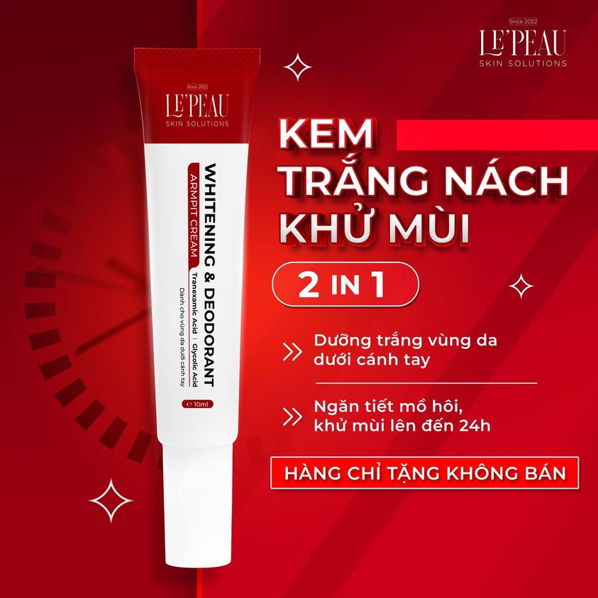 Ảnh Peel body zise mini dùng thử 50gr, dưỡng trắng, mờ thâm - LE'PEAU kèm quà tặng soap khóm 3
