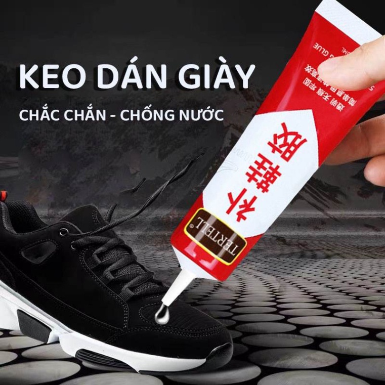 KEO DÁN GIÀY DÙNG NHIỆT 60ML, KEO DÁN ĐỎ SIÊU DÍNH TRONG SUỐT, Khô Nhanh Bền Chắc, Phù Hợp Sửa Chữa