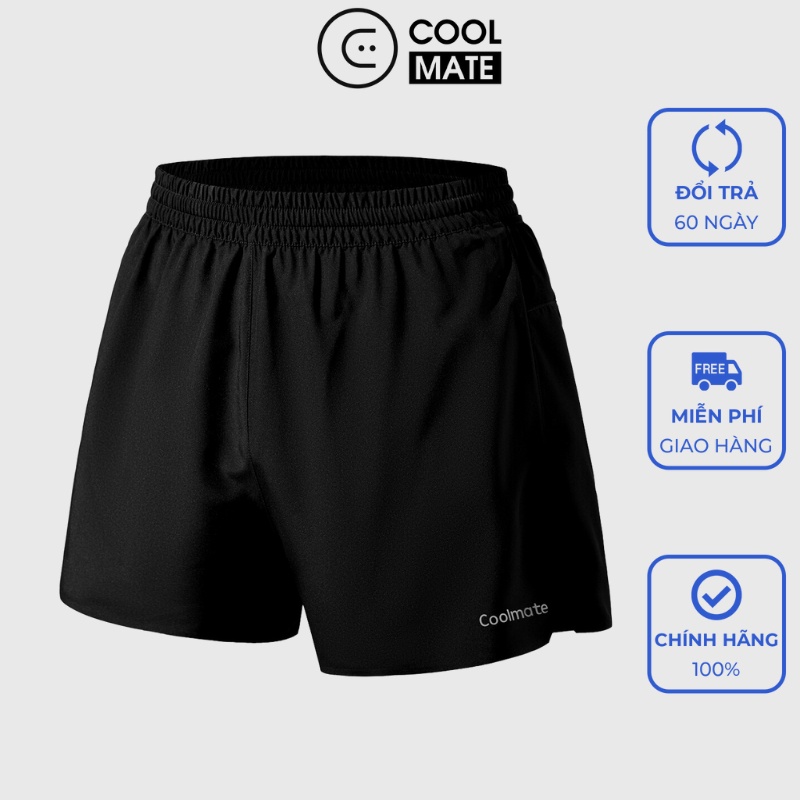 Quần shorts running chạy bộ Ultra Fast & Free Run thoáng khí dễ vận động - thương hiệu Coolmate