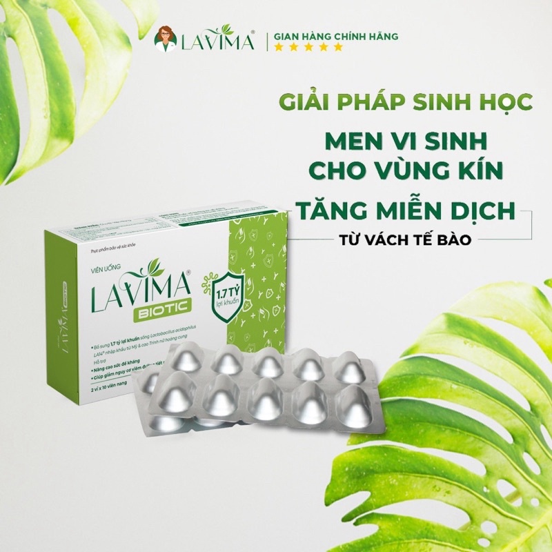 [ RẺ VÔ ĐỊCH ] Lavima Biotic men vi sinh viên uống cho phụ nữ CHÍNH HÃNG