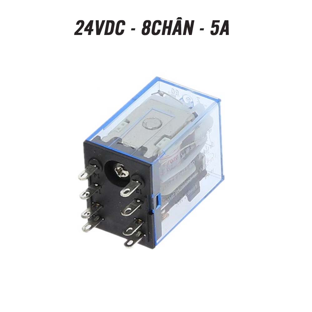 Rơ Le Trung Gian Rơle Kiếng 12v 24v 220v đế 8 Chân 14 Chân Shopee