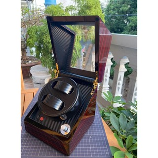 Mạch điều khiển hộp đồng hồ xoay 5 chế độ có đèn led vtự dừng khi mở nắp