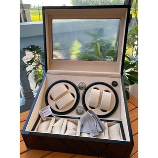 Mạch điều khiển hộp đồng hồ xoay 5 chế độ có đèn led vtự dừng khi mở nắp