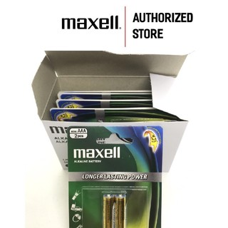 Pin Alkaline AAA vỉ 2 viên MAXELL LR03(GD)2B Hàng chính hãng