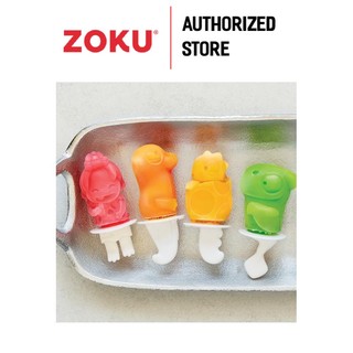 Bộ khuôn làm kem Dino - 6 khuôn - ZOKU ZK130 - GOJOY VN Phân Phối Chính Hãng