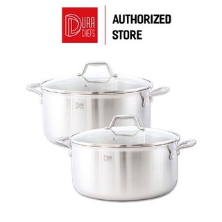 Nồi Inox bếp từ cao cấp DURACHEFS 30cm- Hàng chính hãng, bảo hành 05 năm
