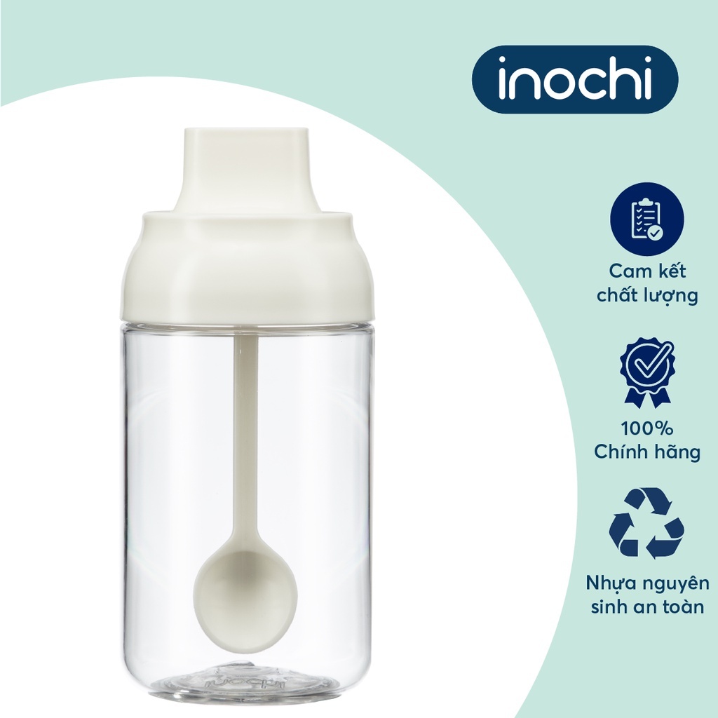 BỘ 2 LỌ GIA VỊ TRITAN Yoko Inochi - cao cấp, an toàn cho sức khỏe, có muỗng kèm theo, tiện lợi